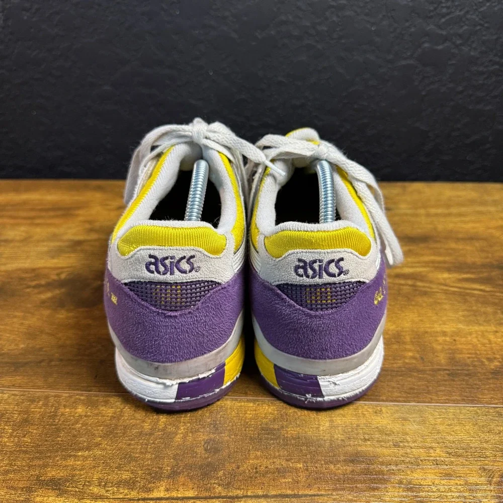Asics Gel-Lyte III H305N Purple Grey Yellow Suede Sneakers Mens 10.5 US 43.5 EU